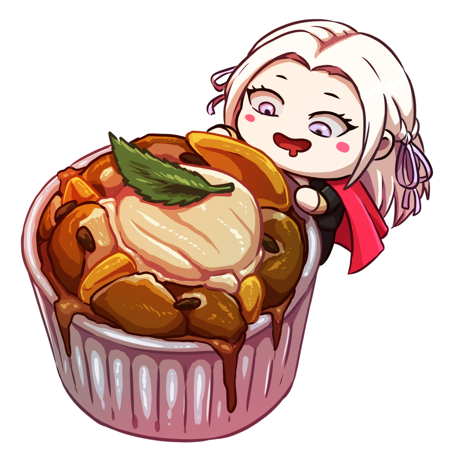 Edelgard Saghert and Cream (Fire Emblem Three Houses)