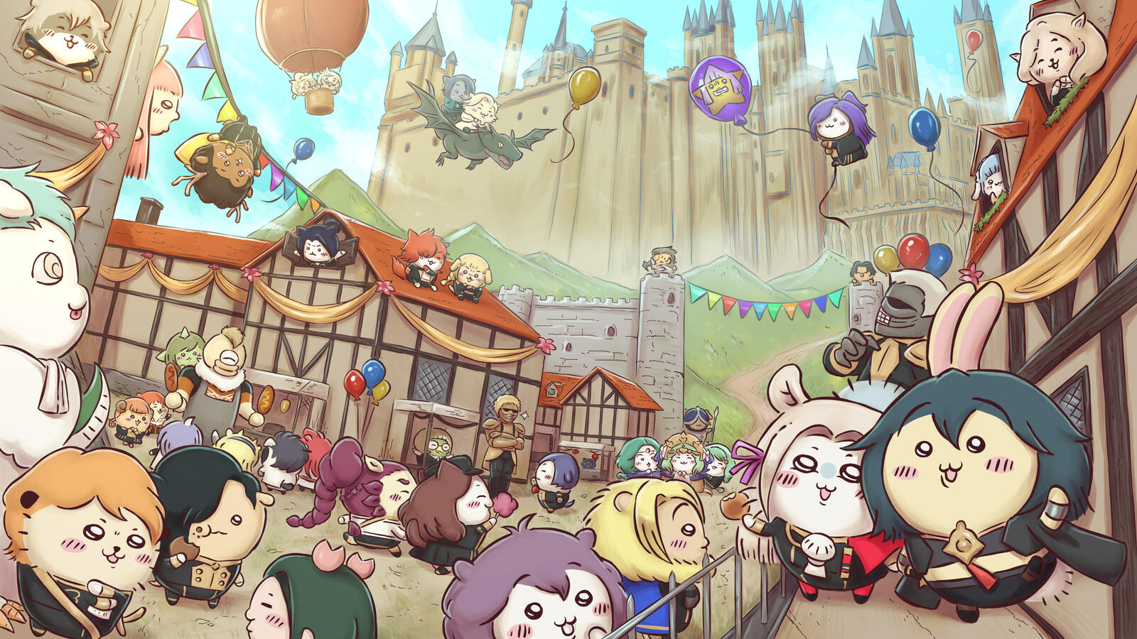 Little Units (Chiikawa x Three Houses)