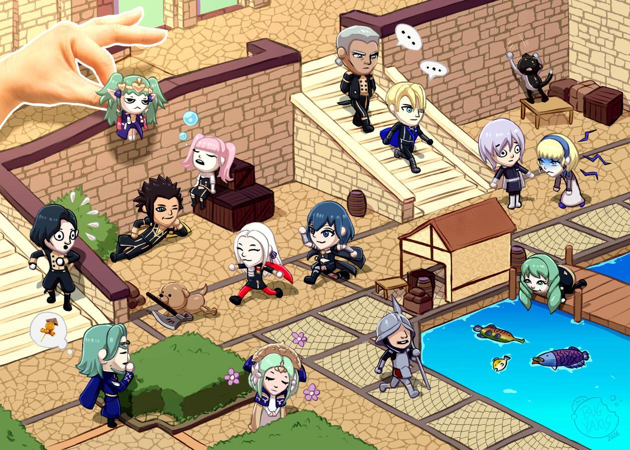 Garreg Mach (Tomodachi x Three Houses)